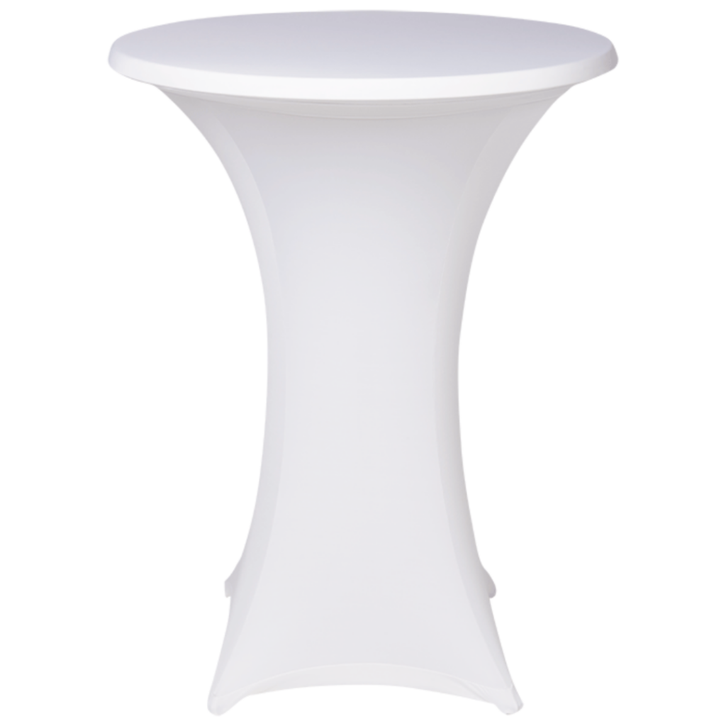 Tube stretch pour table haute | blanc