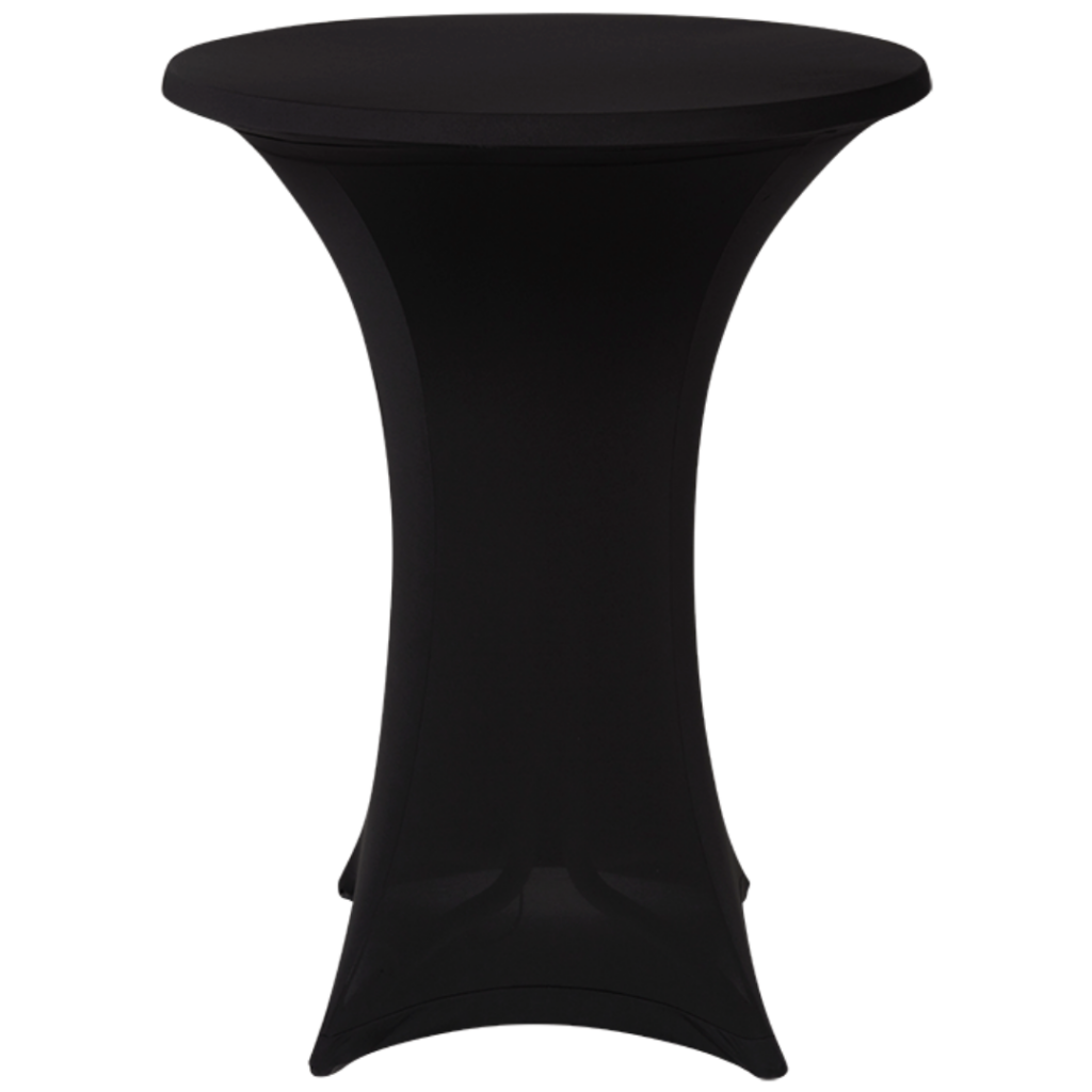 Tube stretch pour table haute | noir