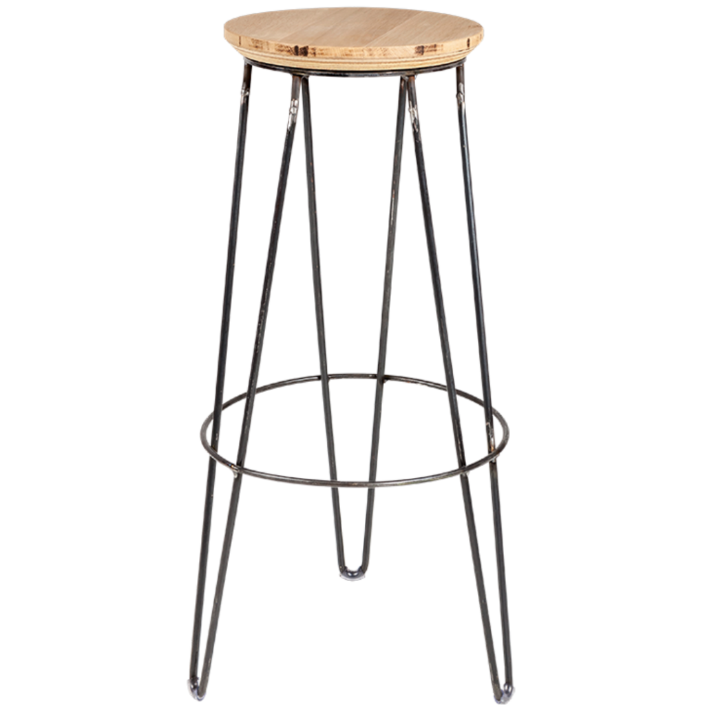 Tabouret à pieds épingles | H 78 cm