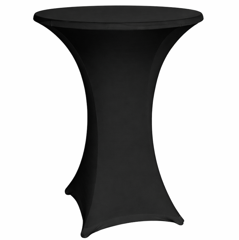 Tube stretch pour table haute | noir
