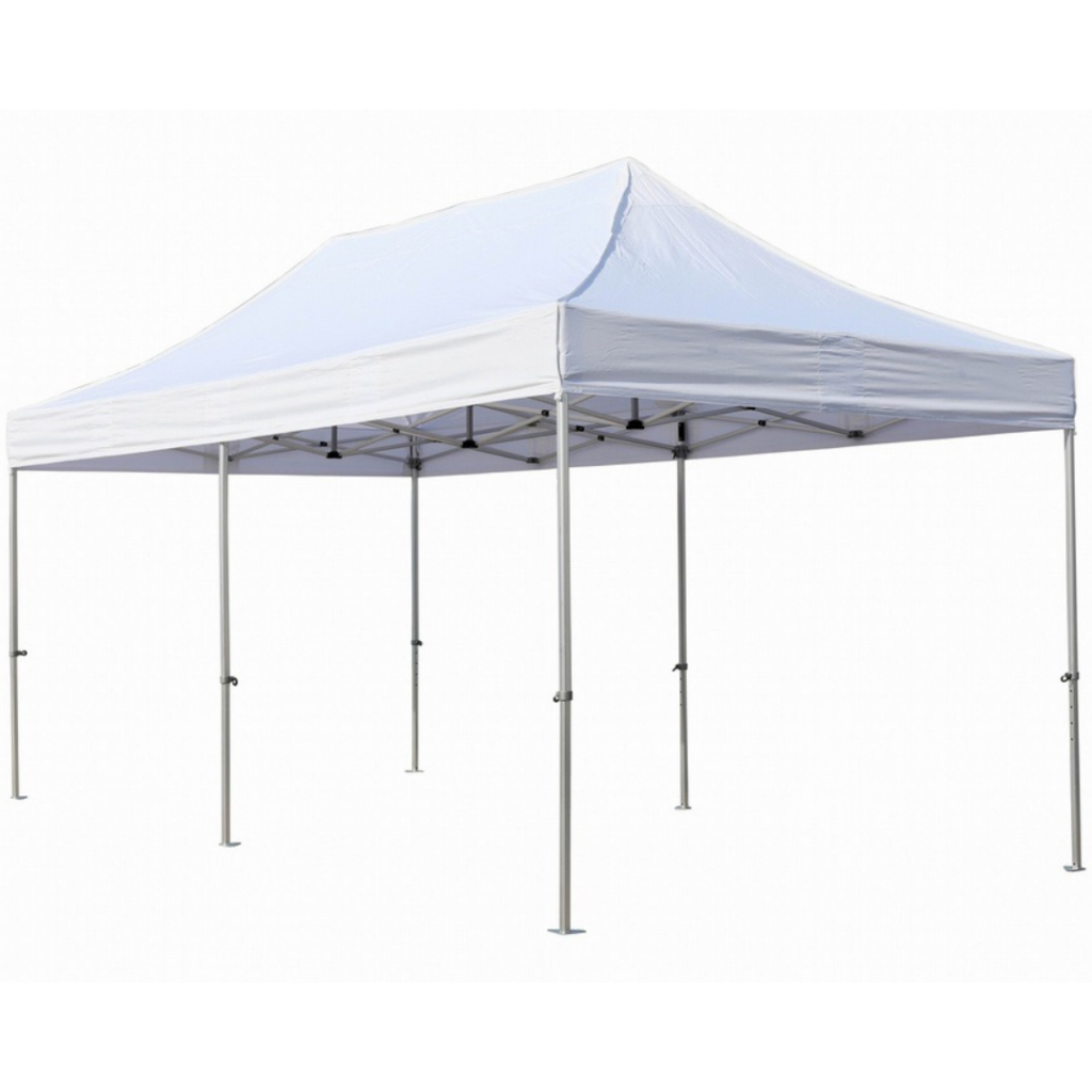 Tente pliante | 6 x 3 m | blanche