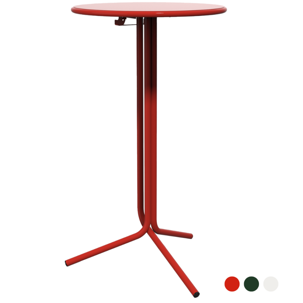 Table haute J&J | en acier | Ø 60 cm