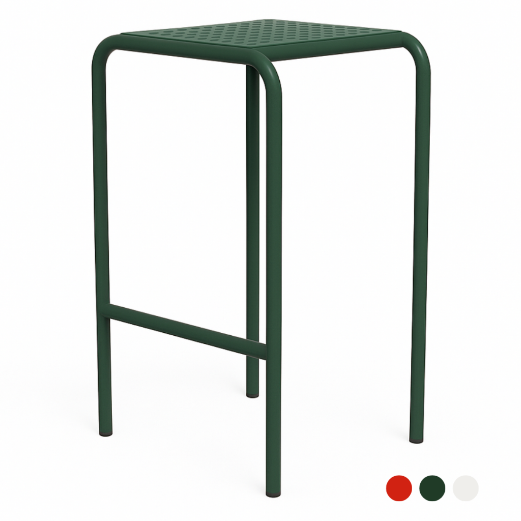 Tabouret haut  J&J | en acier | H 81 cm
