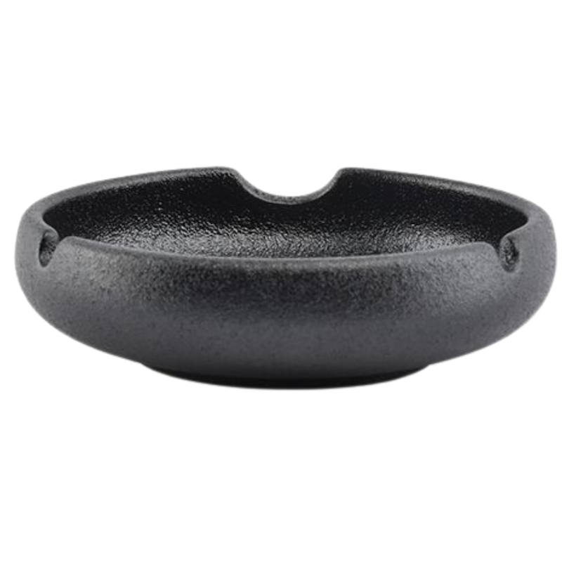 Cendrier Smoke | noir | Ø 12 cm